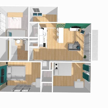 Home Ganusha Cosy 3 Chambres Parking Gratuit Balcon Γκρενόμπλ Εξωτερικό φωτογραφία